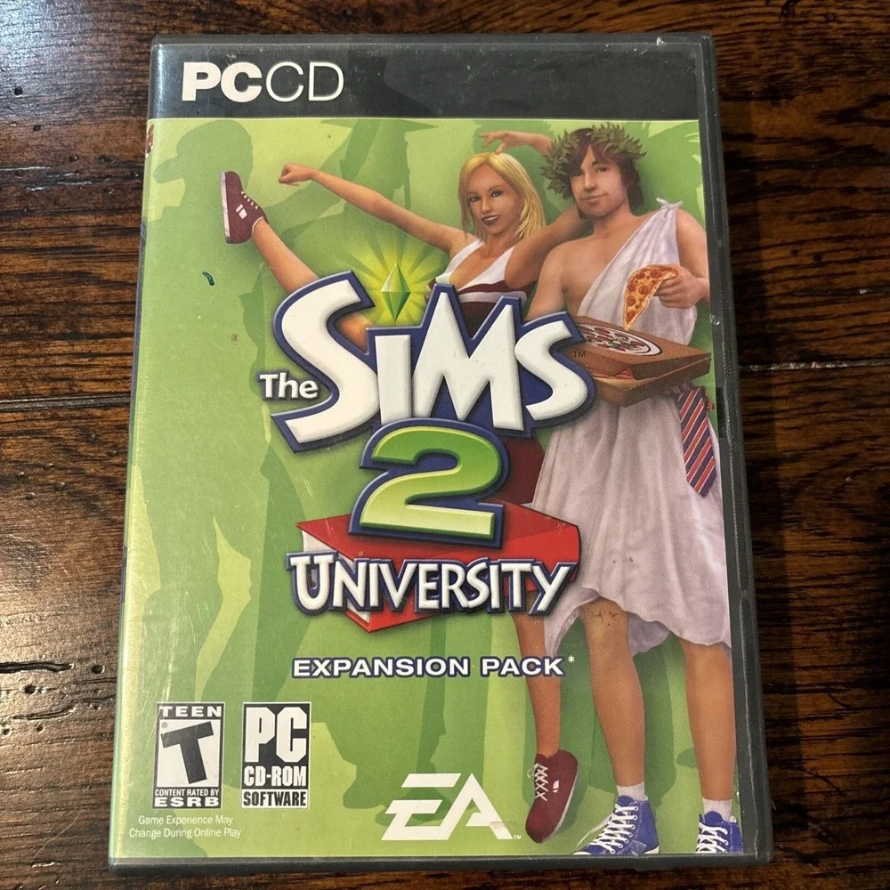 The Sims 2 Expansion Pack Lot University & Open For Business PC Game 2006
